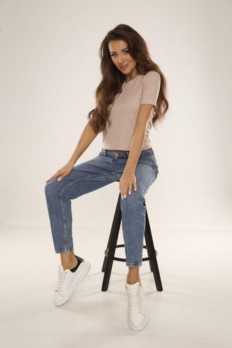 698 Freya Блуза с къс ръкав De Lafense - пясък