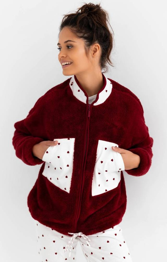 Дамски суитчър Simonette Sensis - бяло бордо