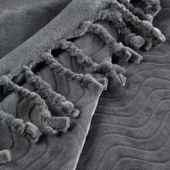 Ема Кувертюра с ресни, евро перде, стомана