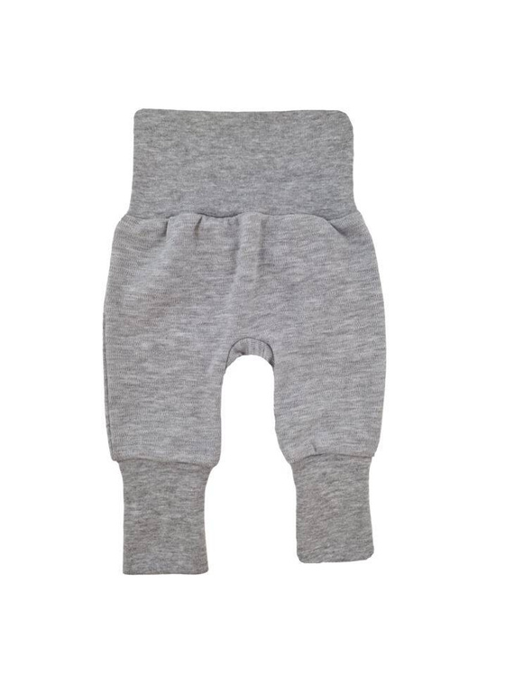 Памучни къси панталони "Lines" Terjan - сиви