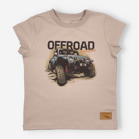 KAR-2003/BEZ Тениска за момче Lagarto Verde бежово