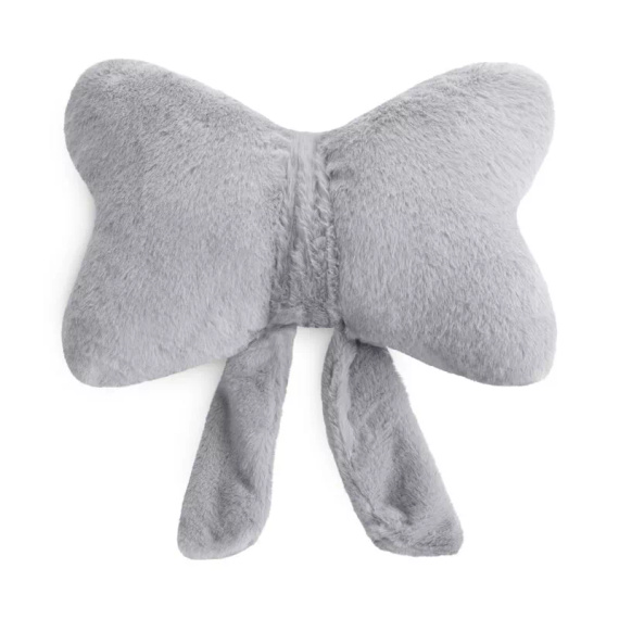 Eurofirany Wiosna 135 – декоративна възглавница 37x10x30 с панделка silver