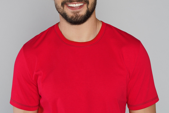 Narwik Мъжка пижама с къс ръкав и дълъг панталон Италианска мода - червено/принт