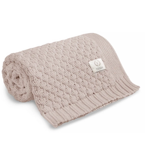 Одеяло от мериносова вълна Bubbles Yosoy Cocoa Milk – естествено, хипоалергенно, двустранно