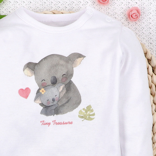 Боди Nini Koala 100% органичен памук, произведено в Полша