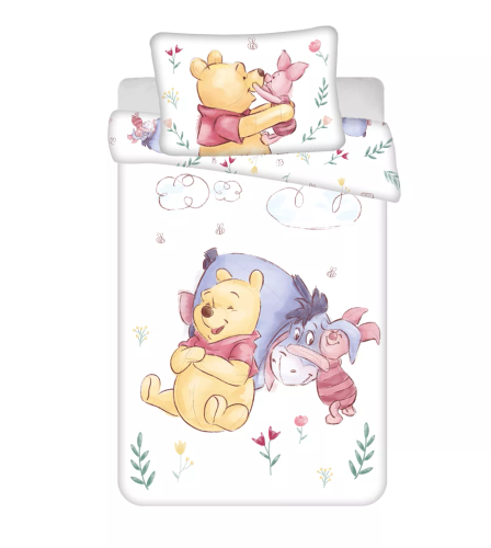 Jerry Fabrics baba ágynemű 100x135 pamut cipzáras huzattal