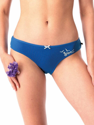 LPR 723 A'2 Дамски слипове 2 пакета Key, тъмносиньо и бяло