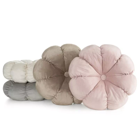 Цвете 41 Декоративна възглавница цвете европердета сребристо