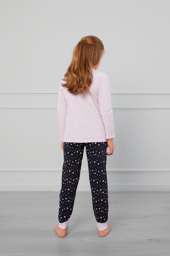 Libra Пижама за момичета Италианска мода - розова/принт 