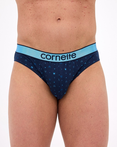 Мъжки слип Cornette High Emotion 507/38 тъмносин - памук, удобен и стилен