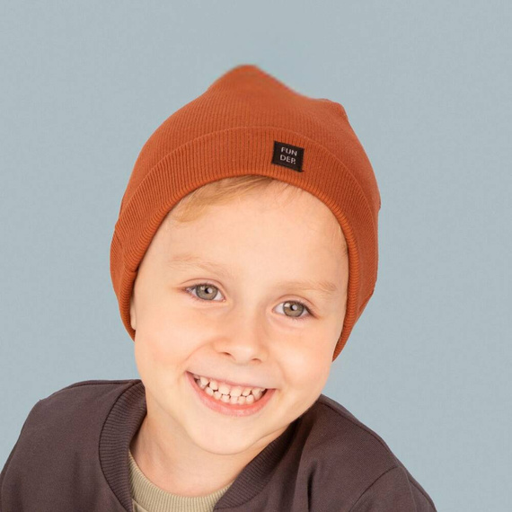 Детска шапка Оливие Пинокио ​​- кафява