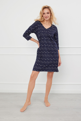 Нощница Libra, 3/4 ръкав Италианска мода - принт