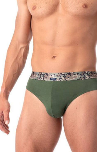 MPP 240 B25 Bamboo Мъжки слипове 2 бр. Ключ черно-зелен