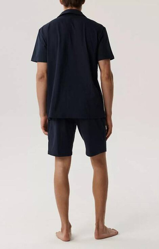 BNMP-003 Мъжка пижама с къс ръкав Atlantic - тъмносиня