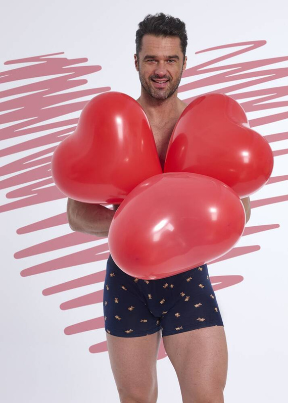 508/156 Мъжки боксерки High Emotion Cornette, тъмносини