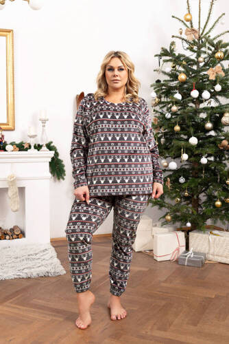 Iceland Fleece дамски комплект Italian Fashion - графитен печат