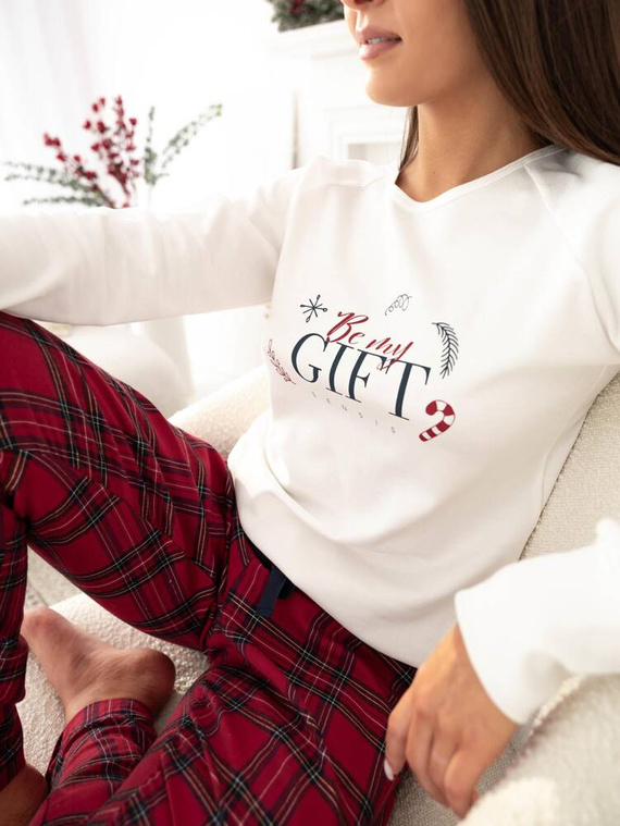 Марибел Interlock дамска пижама Sensis - кремава