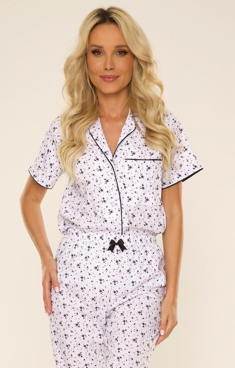 802 Shelby Дамска пижама De Lafense - връзка