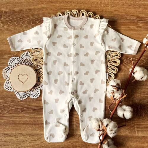 PA14240 Бебешки гащеризон Hearts Mamatti