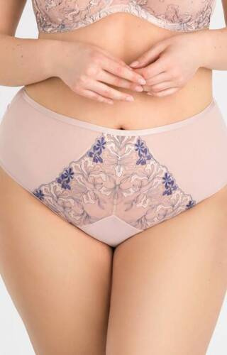Gorsenia K 832 Flower Bomb Дамски бикини бежов цвят