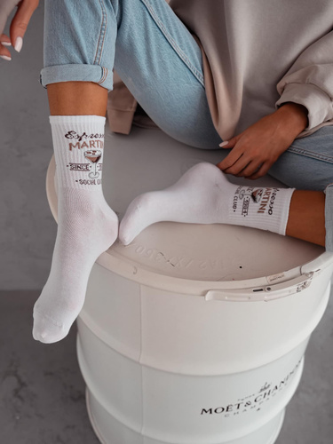 0200-156 Дамски чорапи Espresso Martini Милена - бели