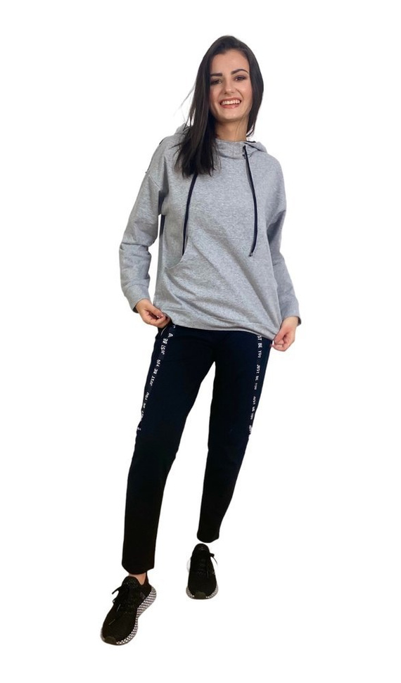 496 Just Forex дамски спортен екип - светъл меланж