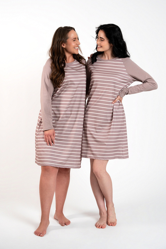 Нощница Oda Италианска мода - принт капучино