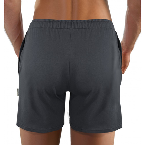 Къс пижамен панталон Milo 2 Sesto Senso, гладък, графитен