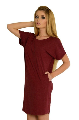 523 Нощна риза Paula kr. ръкав - метличина