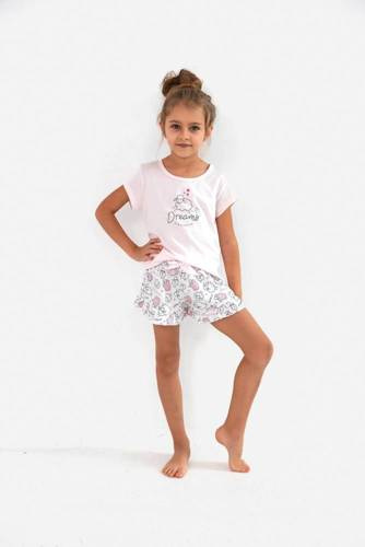 Sensis Lamb Kids Пижама за момичета - розова