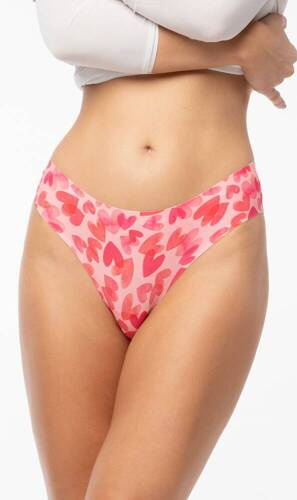 Дамски бикини Love Vibes Simple Brasil Julimex - червени