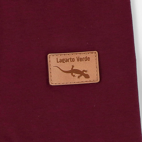 KAR-0041/BOR Момичешки клин Lagarto Verde, бордо