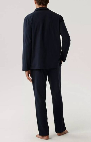 BNMP-001 Мъжка пижама с дълъг ръкав Atlantic - тъмносиня