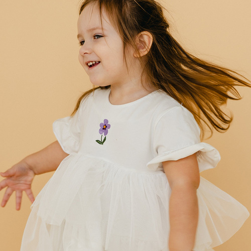 Рокля от тюл Meadow Eevi - екрю