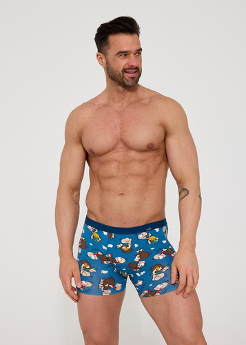 Cornette Tattoo 280/258 Chillout 2 – мъжки сини памучни боксерки