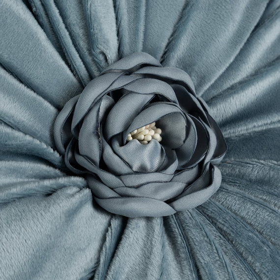 Декоративна възглавница Flores Eurofirany цвете Ø40 см blue