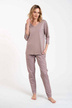 Пижама Betty 3/4 ръкав капучино