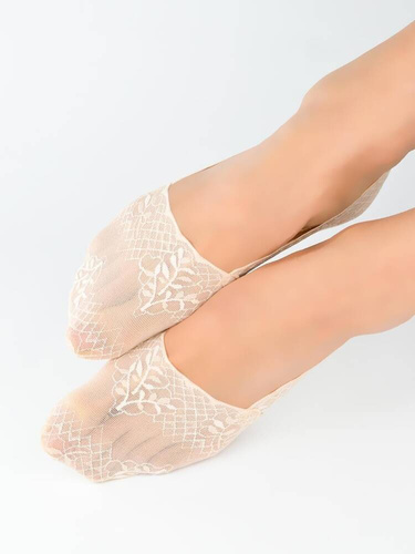 SN048 Дамски балеринки Noviti - светло бежови