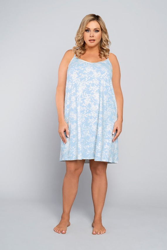 Нощница Breeze, с тясна презрамка Италианска мода - сьомга 