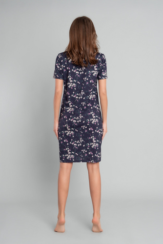 Evita нощница с къс ръкав Италианска мода - принт