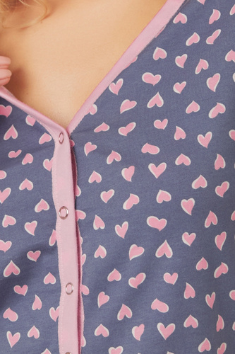 Нощница и рокля за кърмачки Tiana, къс ръкав Италианска мода - принт