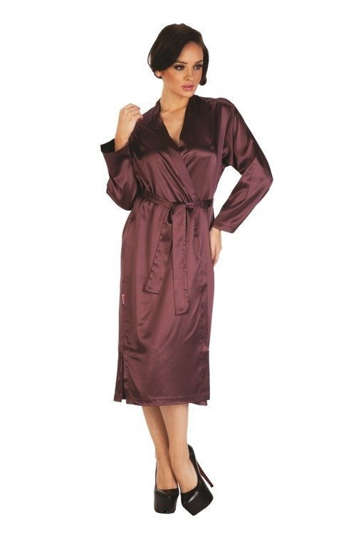 798 Класически дамски халат Forex - син/син