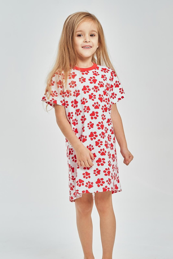 Детска нощница Taro 3549 Nela червена 100% памук