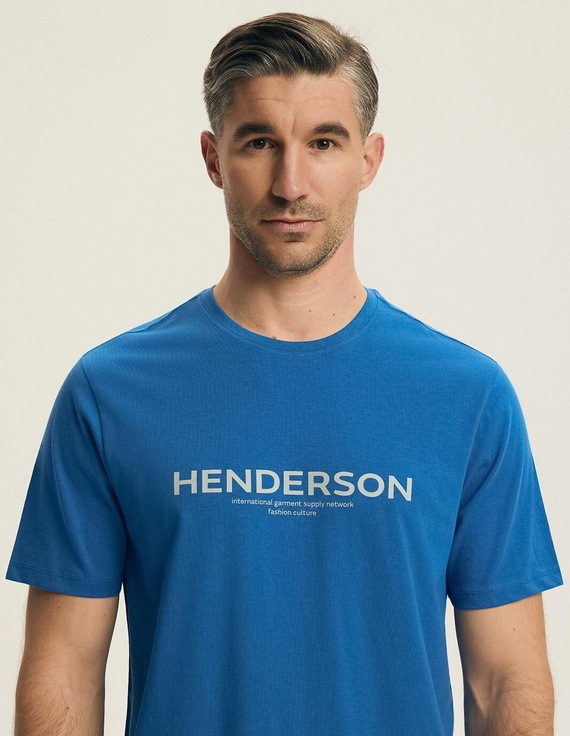 Мъжка пижама Henderson 43453 Nori синя – 100% памук, лятна