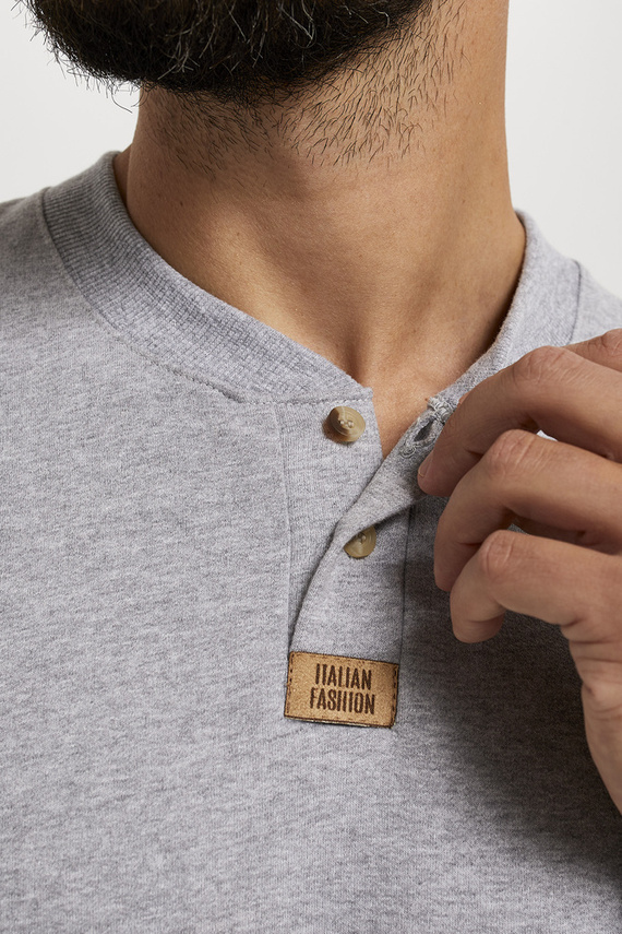 Комплект анцуг Leader дълъг. ръкав, дължина. панталони Италианска мода - меланж