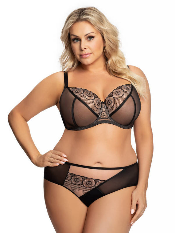 Gorsenia K 683 Мек сутиен Lara - черен