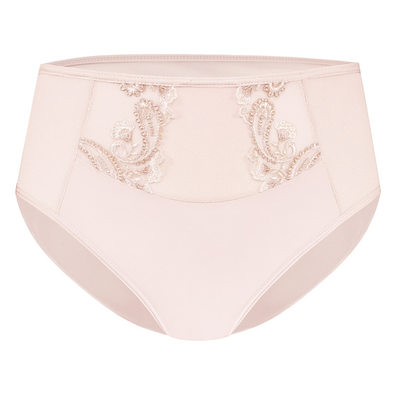 Figi damskie VF-474/469 - wysoki stan, koronka, komfort Vena nude