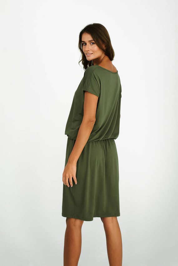 Paramo Дамска рокля Италианска мода - каки