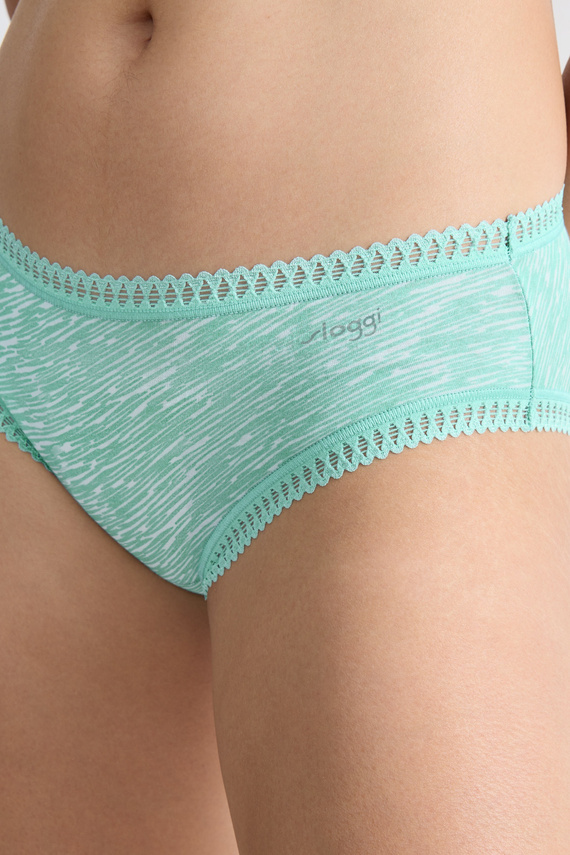 GO Crush C3P Hipster Дамски Sloggi 3-Pack - V007 тюркоаз