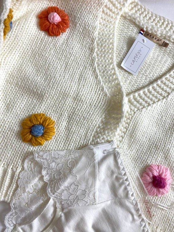 530 Iness Гащи с висока талия De lafense - бели